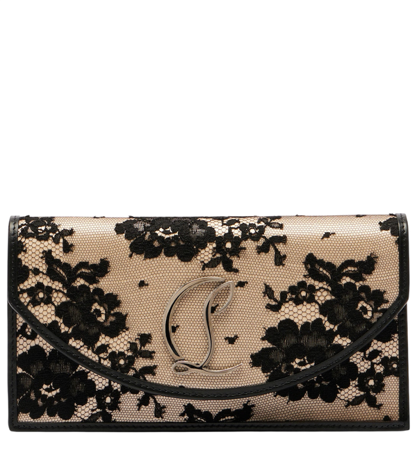 Clutch pequeño de encaje Loubi54 de Christian Louboutin