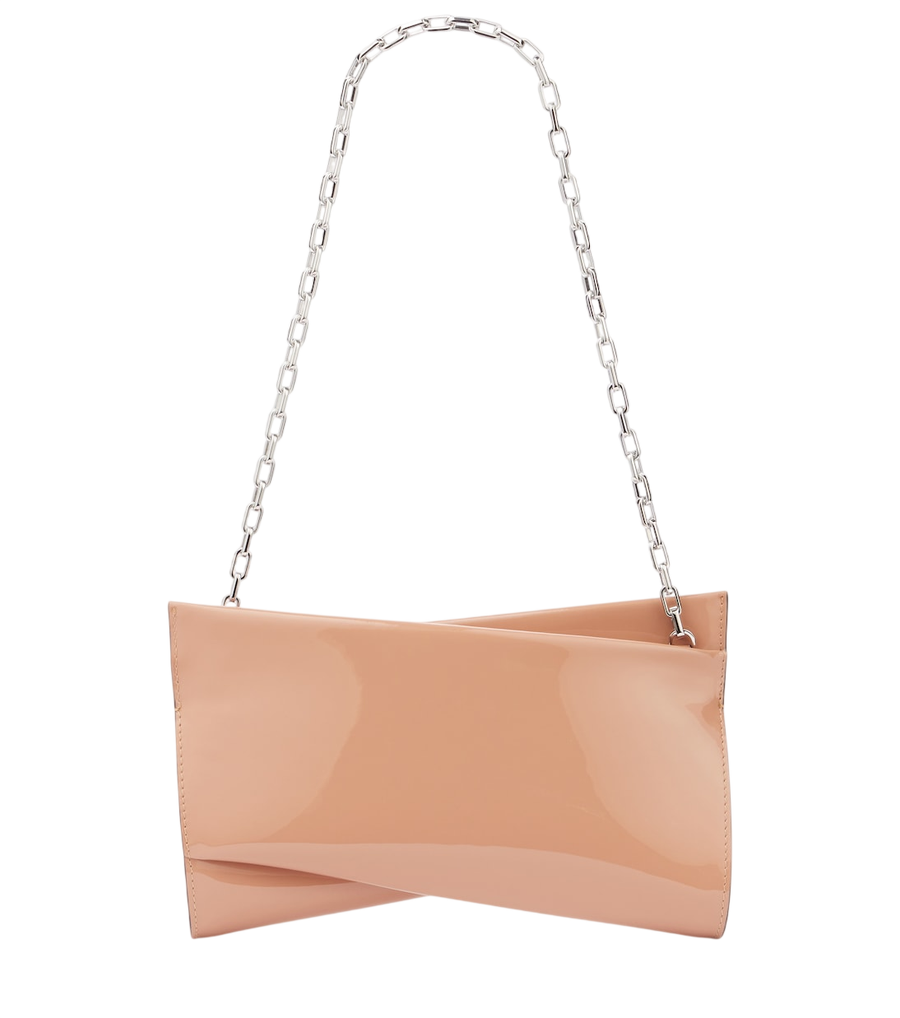 Christian Louboutin Loubitwist Small patent leather clutch