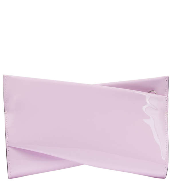 Clutch pequeño Loubitwist de Christian Louboutin en piel charol