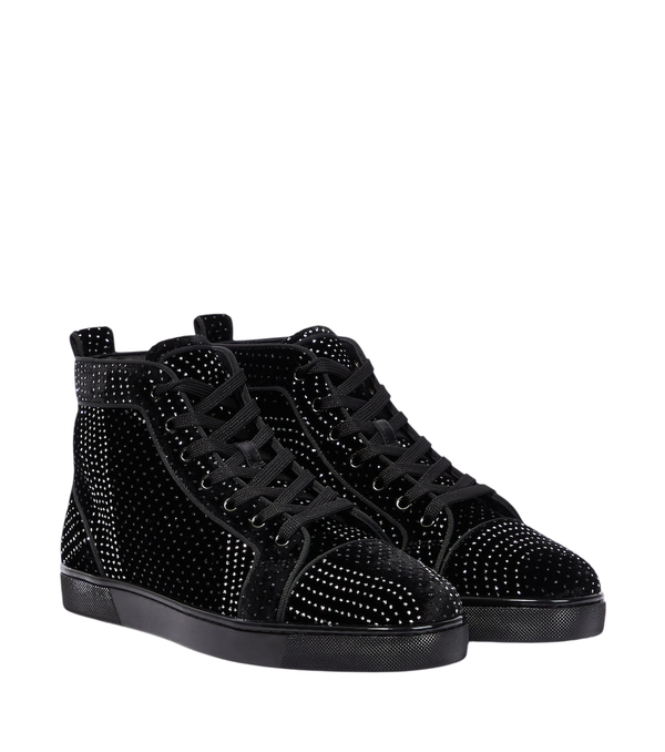 Christian Louboutin Louis suede embellished sneakers