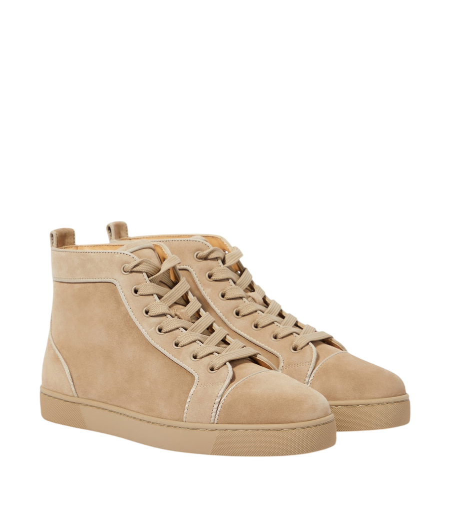 Christian Louboutin Louis suede high-top sneakers