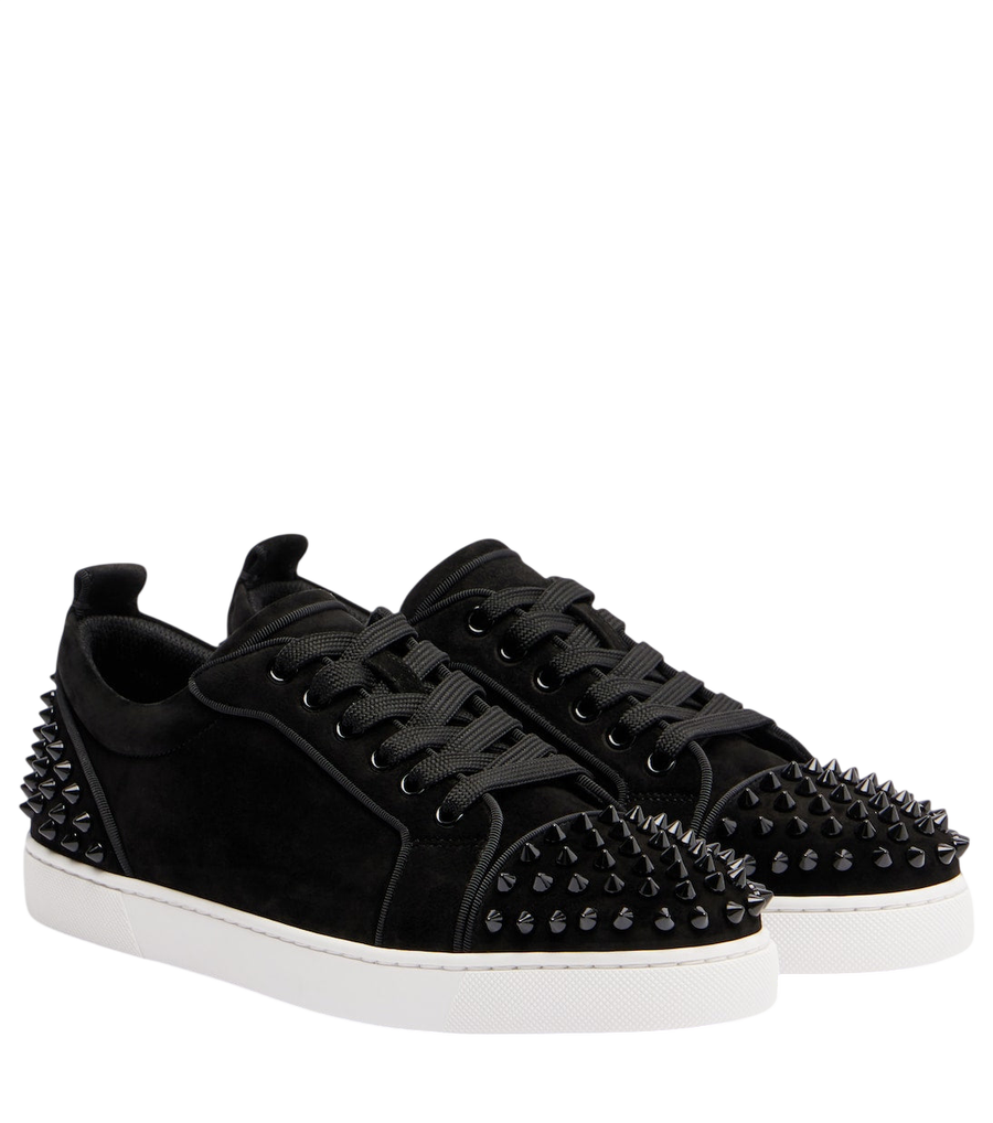 Christian Louboutin Louise Junior Spikes suede sneakers