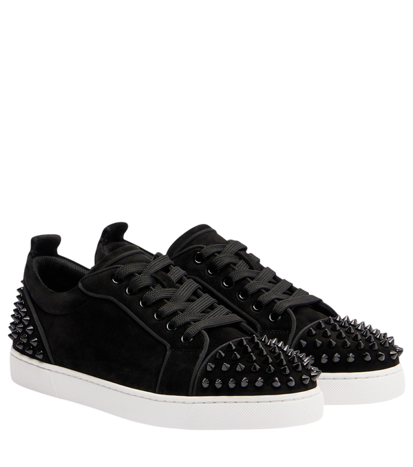 Christian Louboutin Louise Junior Spikes suede sneakers