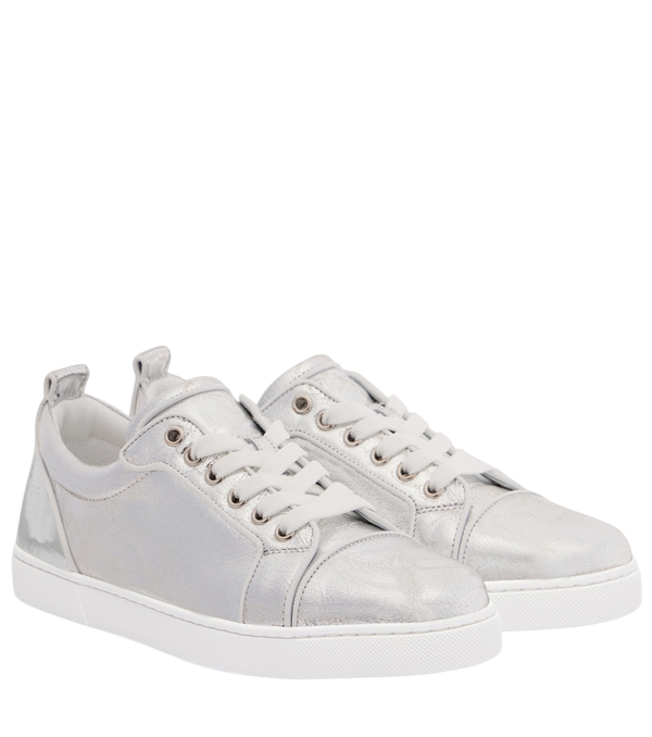 Christian Louboutin Louise Orlato metallic leather sneakers