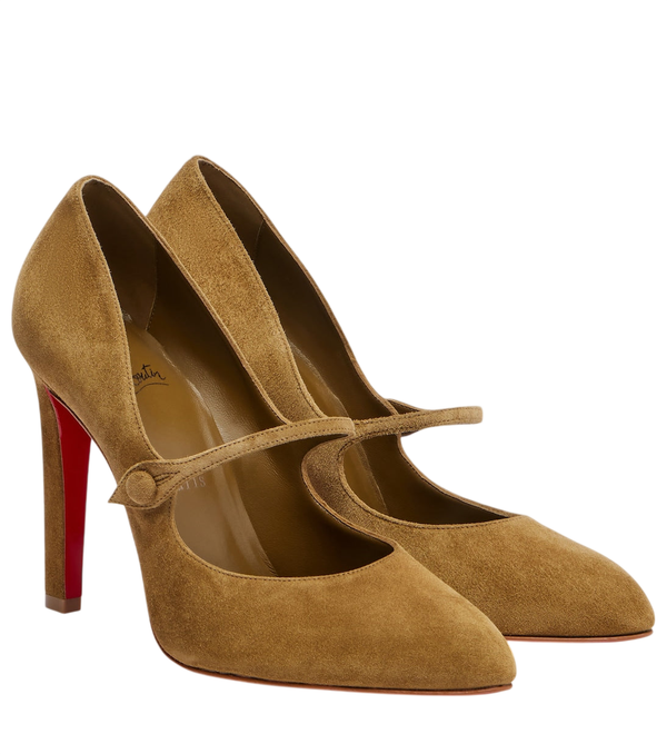 Zapatos de salón Christian Louboutin Mary Fannylove 100 de ante