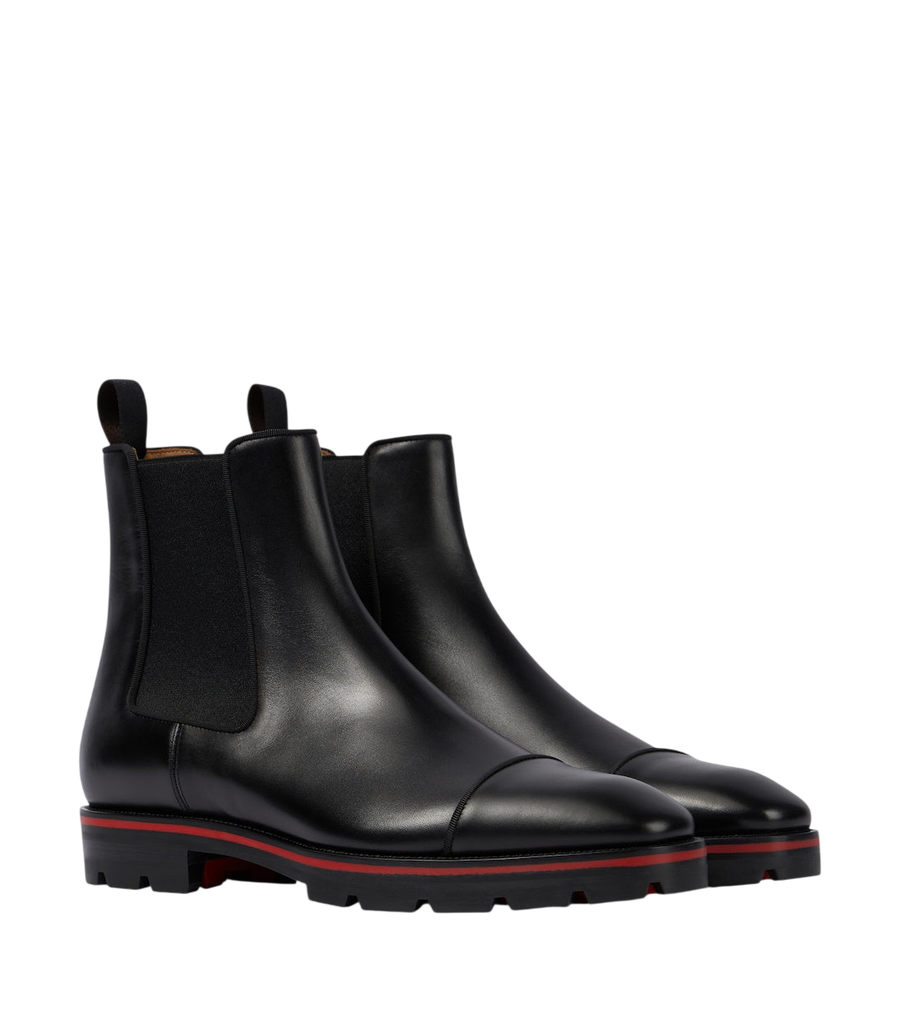 Christian Louboutin Melon leather Chelsea boots