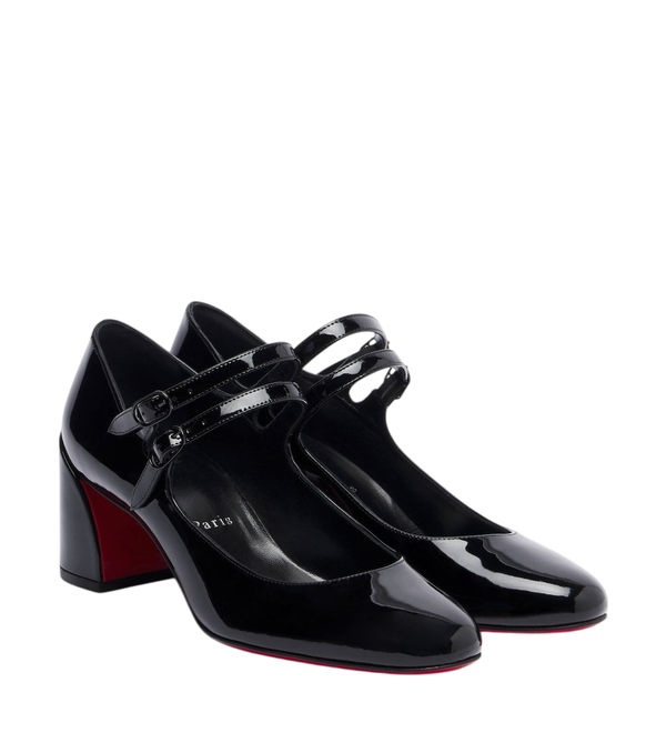 Christian Louboutin Décolleté Miss Jane 55 in pelle verniciata
