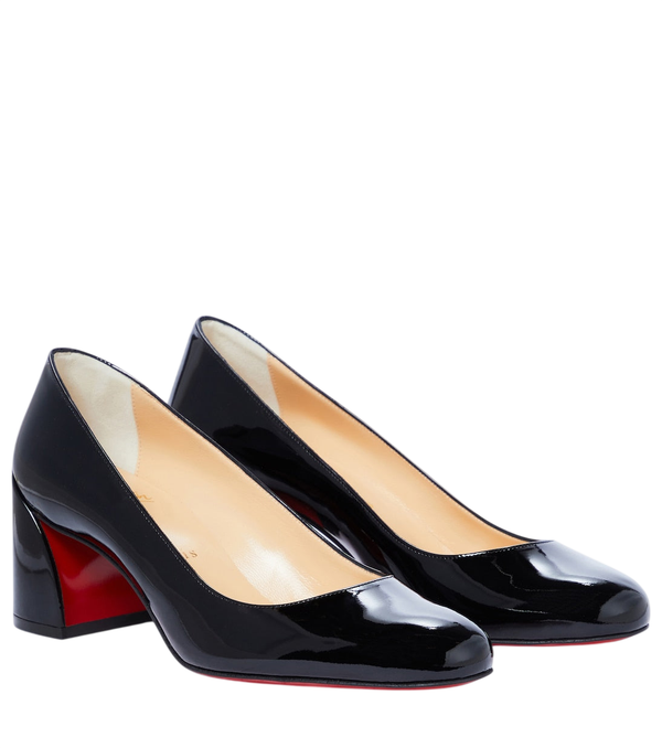 Christian Louboutin Décolleté Miss Sab 55 in pelle verniciata