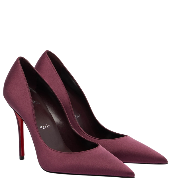 Zapatos de salón Miss Z 100 de satén crepé de Christian Louboutin
