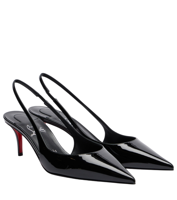 Zapatos de salón destalonados Christian Louboutin Miss Z 60 en charol