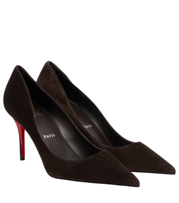 Escarpins Miss Z 80 en daim Christian Louboutin