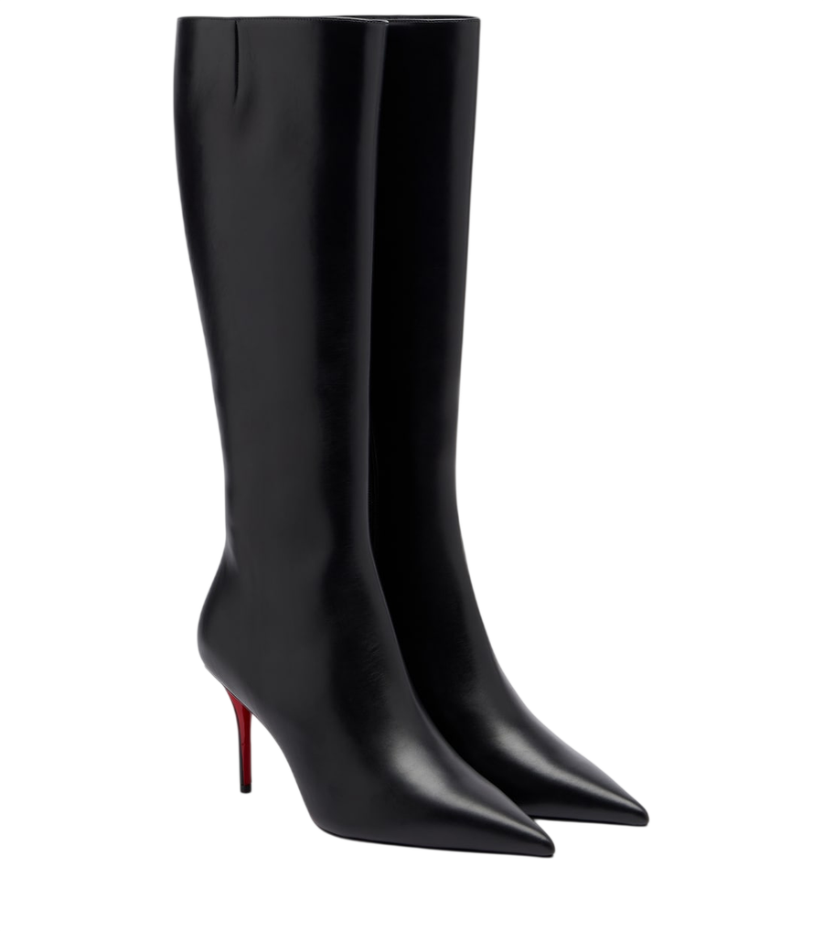 Christian Louboutin Miss Z leather knee-high boots