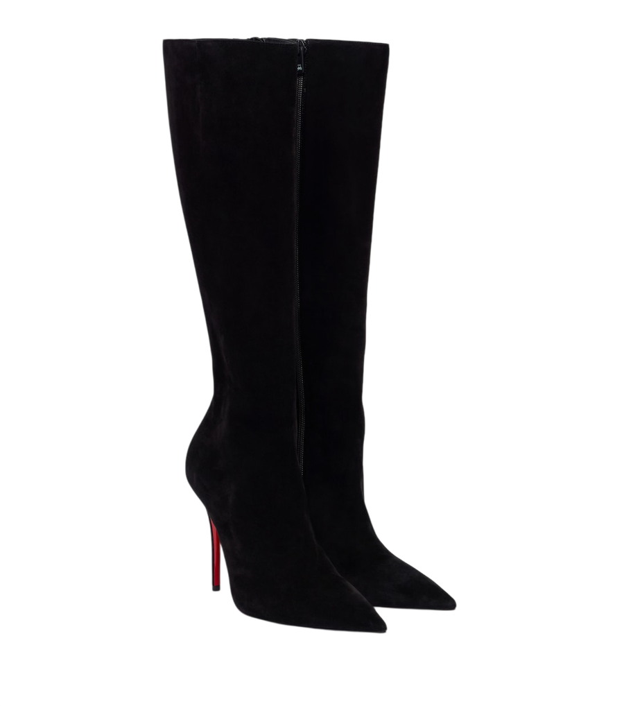Christian Louboutin Miss Z suede knee-high boots