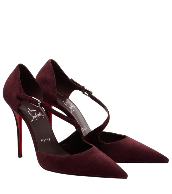 Zapatos de salón Christian Louboutin Miss Ziggyta 100 de ante