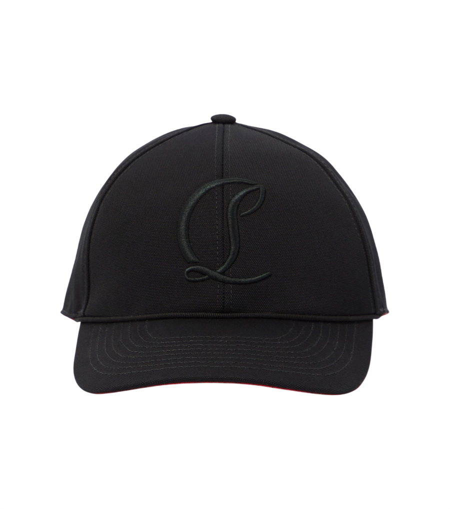 Christian Louboutin Mooncrest cotton canvas baseball cap