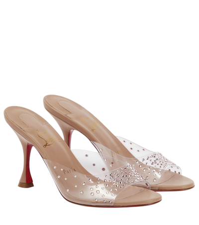 Christian Louboutin Nudes Degramule embellished mules [white-bg-v2:516a204f-8830-4299-9957-d5aeedd1e142]