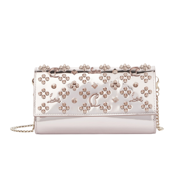 Christian Louboutin Pochette in pelle decorata Paloma
