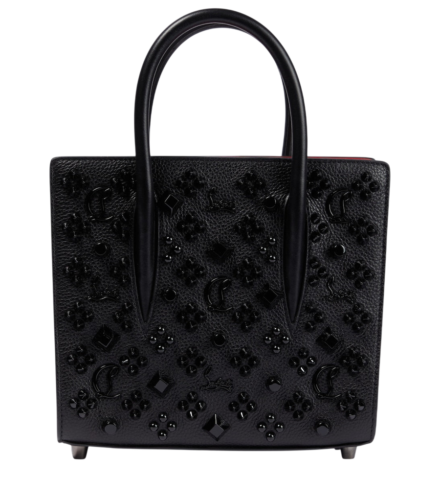 Christian Louboutin Paloma Mini embellished leather tote bag