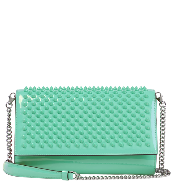 Christian Louboutin Paloma Small embellished leather clutch
