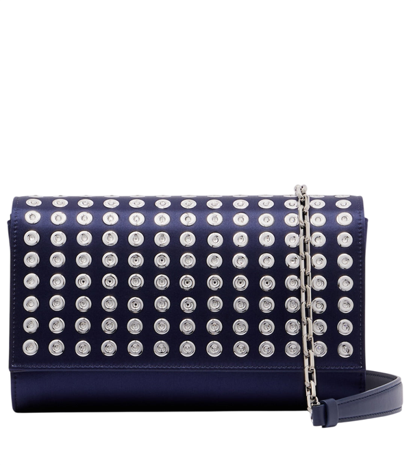 Clutch pequeño Paloma de Christian Louboutin en crepé de satén