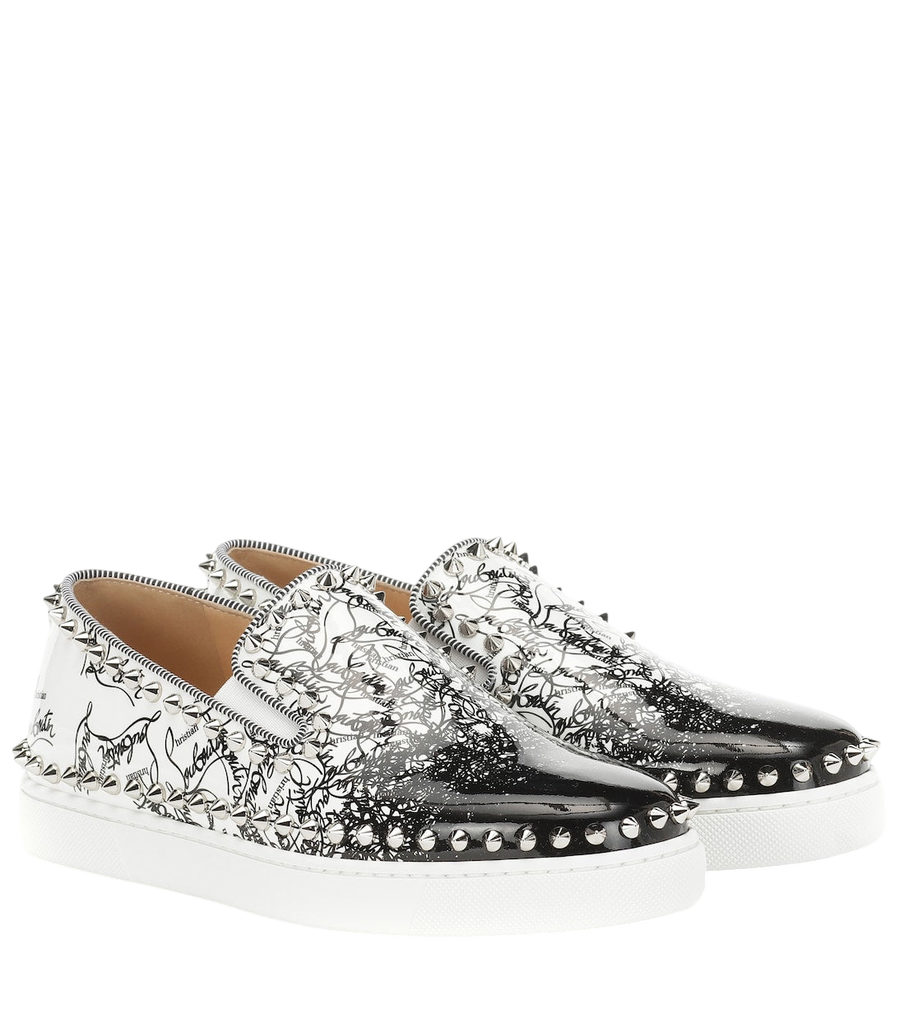 Christian Louboutin Pik Boat Woman leather sneakers