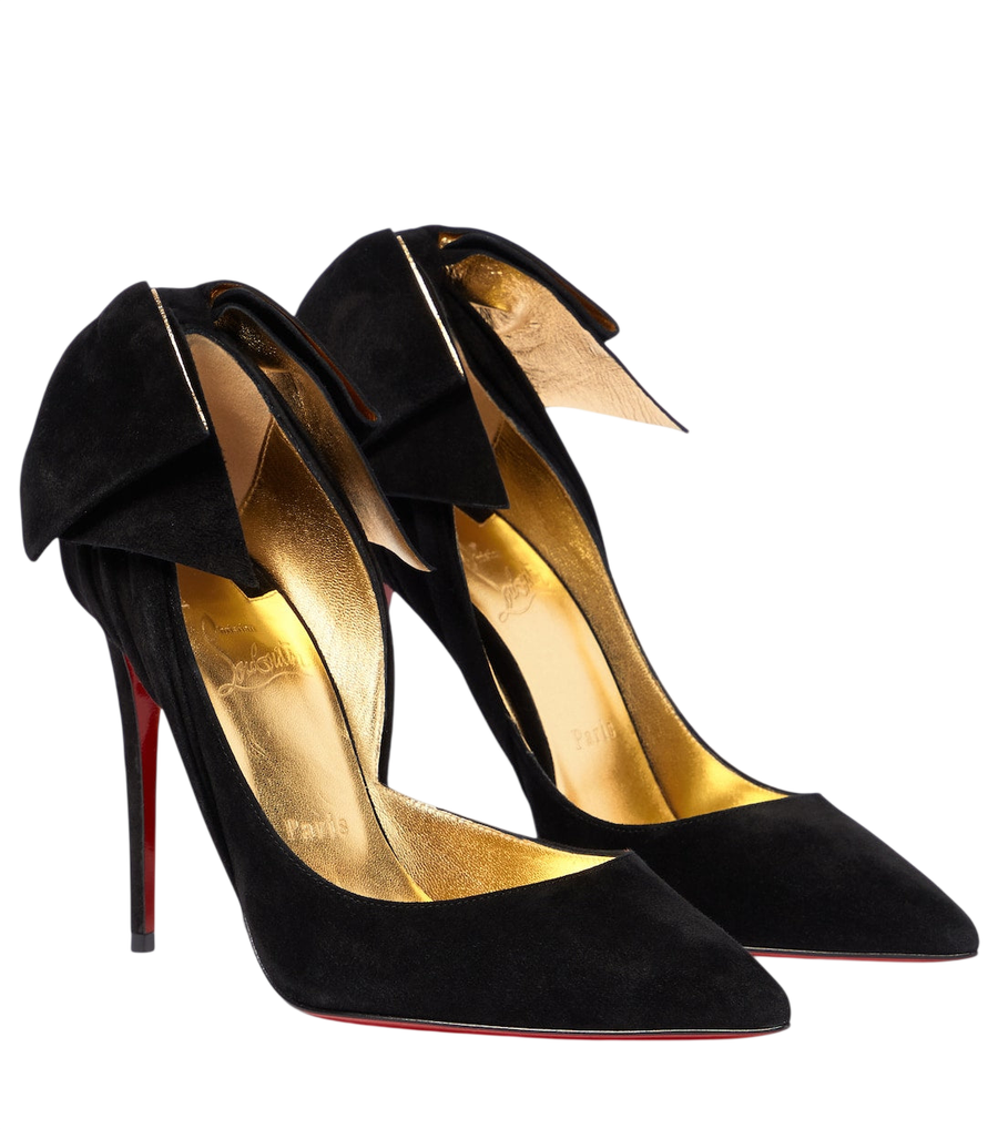Christian Louboutin Rabakate 100 sapatos de camurça