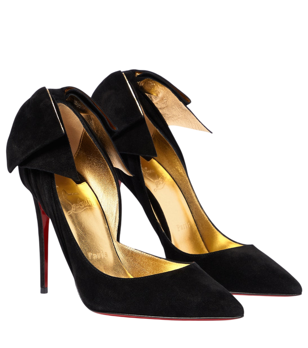 Christian Louboutin Rabakate 100 décolleté in pelle scamosciata