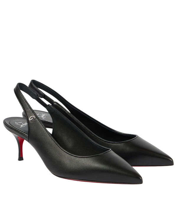 Christian Louboutin Décolleté slingback in pelle Sporty Kate 55