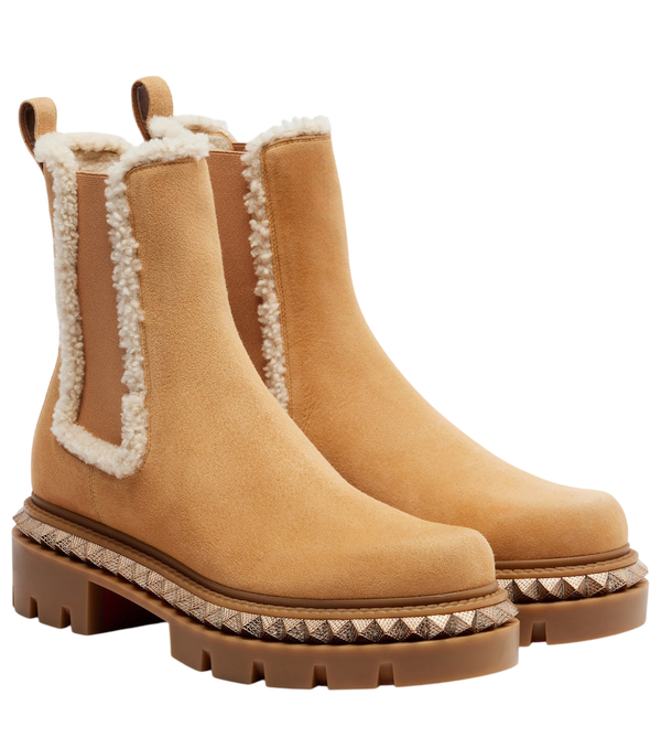 Christian Louboutin St Emilia studded leather Chelsea boots