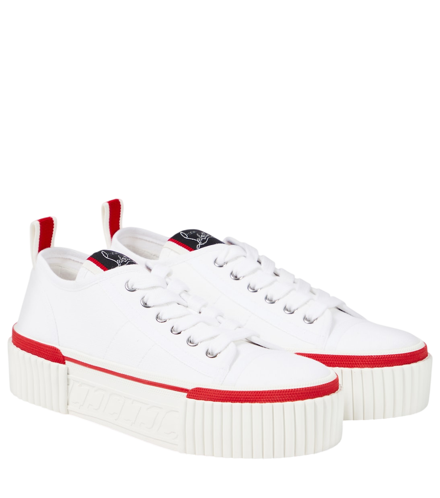 Baskets à plateforme Super Pedro CL de Christian Louboutin