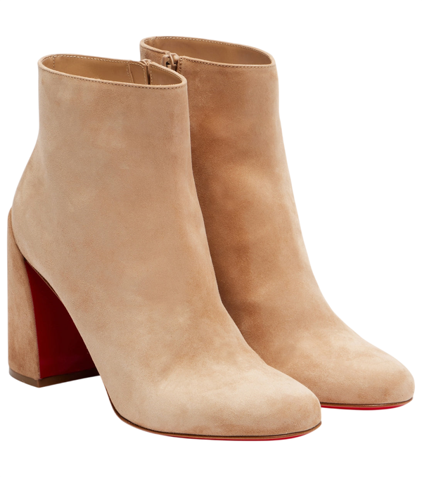 Christian Louboutin Turela 85 suede ankle boots