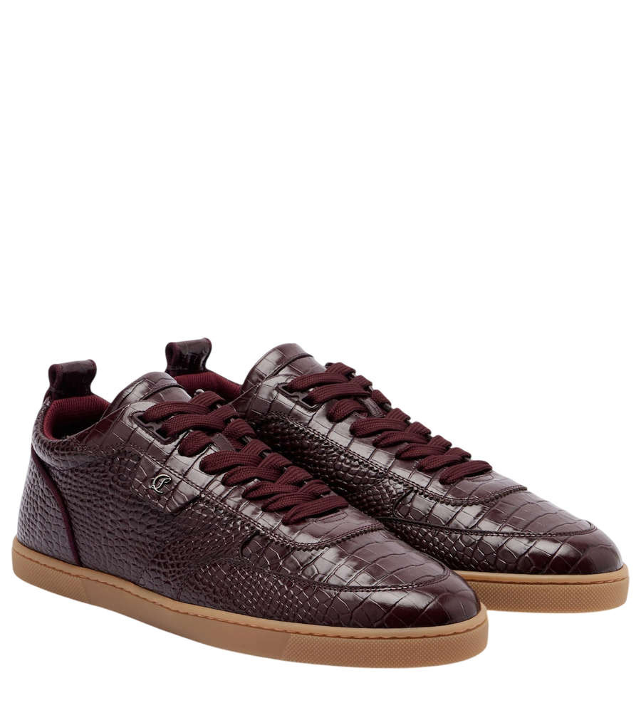 Christian Louboutin Tutti Rui croc-effect leather sneakers