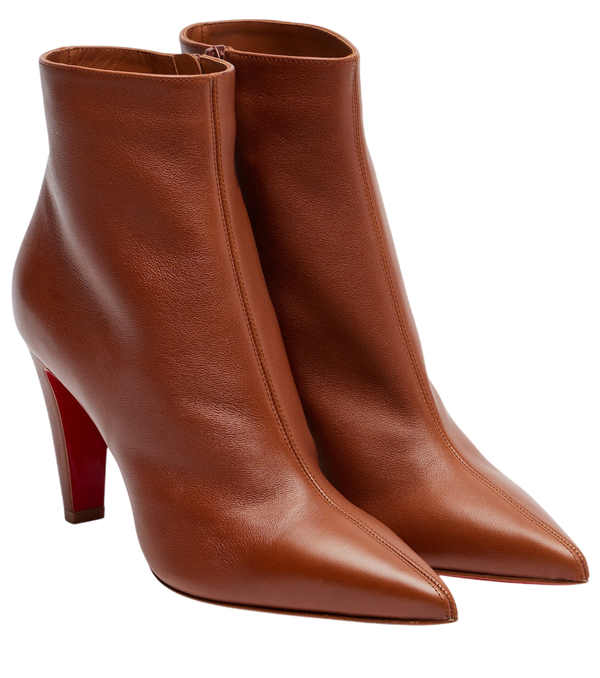 Christian Louboutin Vibella 85 leather ankle boots