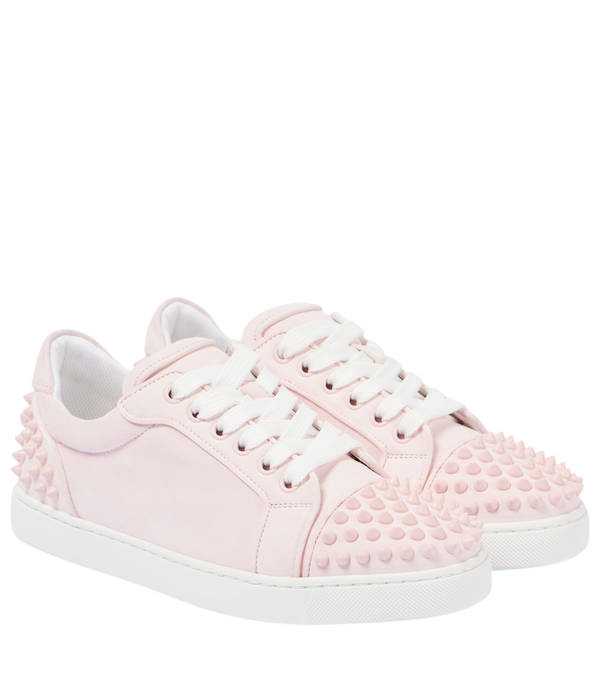 Zapatillas deportivas de piel con tachuelas Vieira 2 de Christian Louboutin