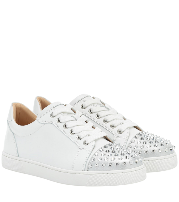 Christian Louboutin Vieira Spikes Krystal sneakers