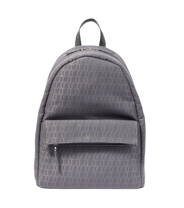 Christian Louboutin Zip N Flap logo jacquard backpack