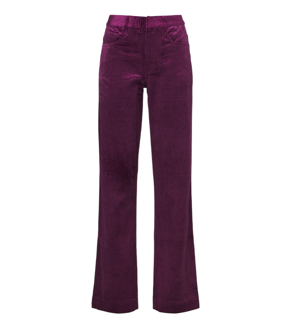 Pantalon droit en velours côtelé mélangé coton Ava de Christopher Esber