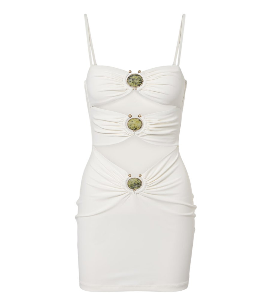 Christopher Esber Cutout embellished minidress