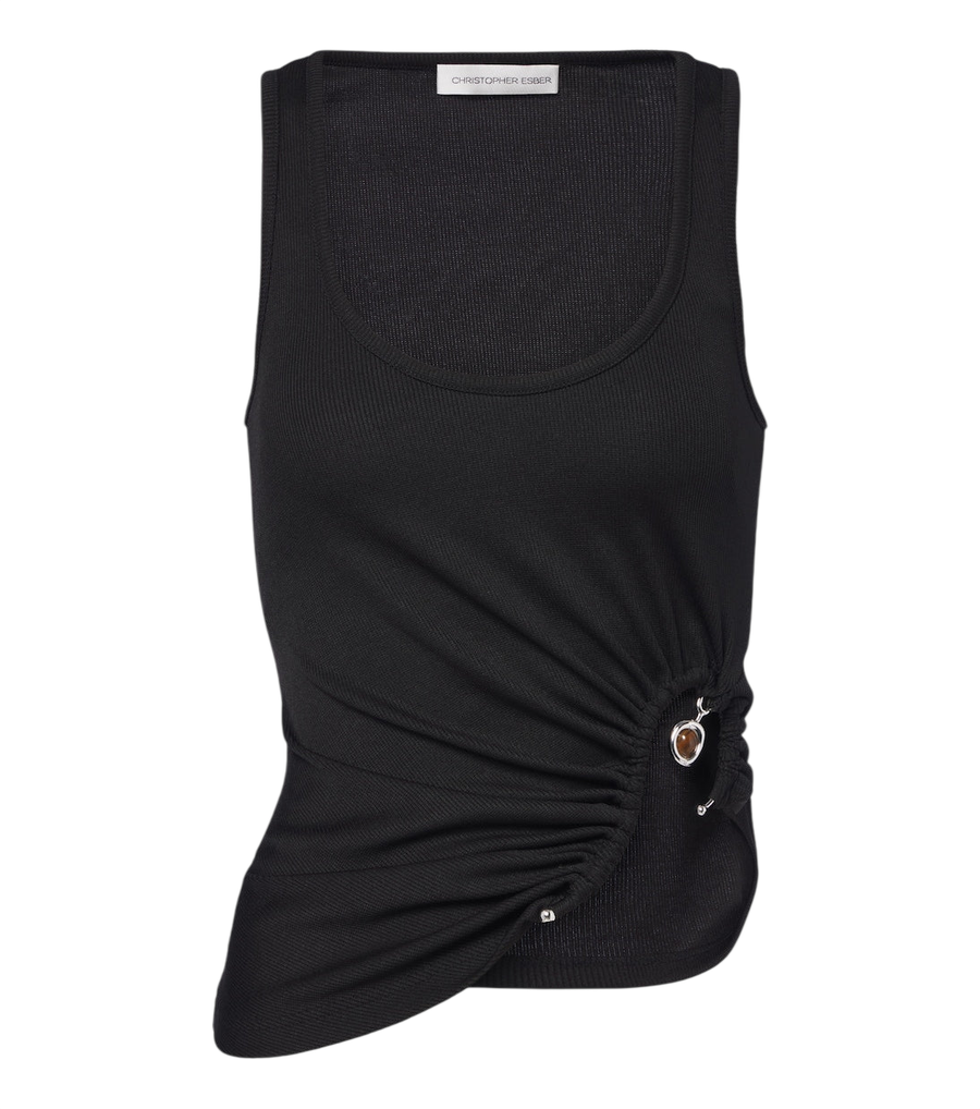 Christopher Esber Diverge Droplet jersey top