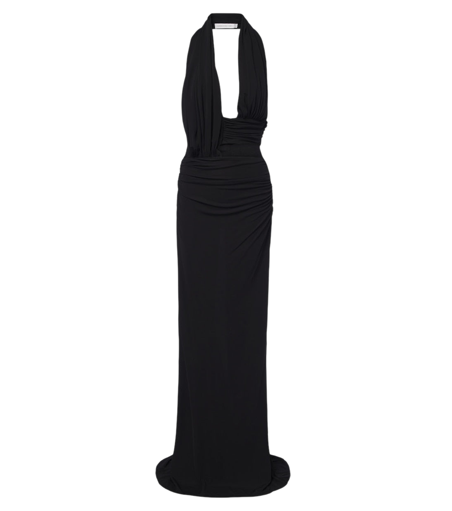 Christopher Esber Draped halterneck jersey gown