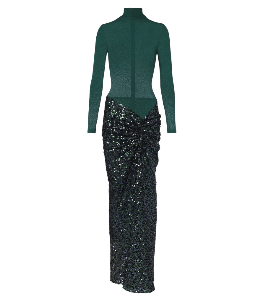 Christopher Esber Gathered sequined gown