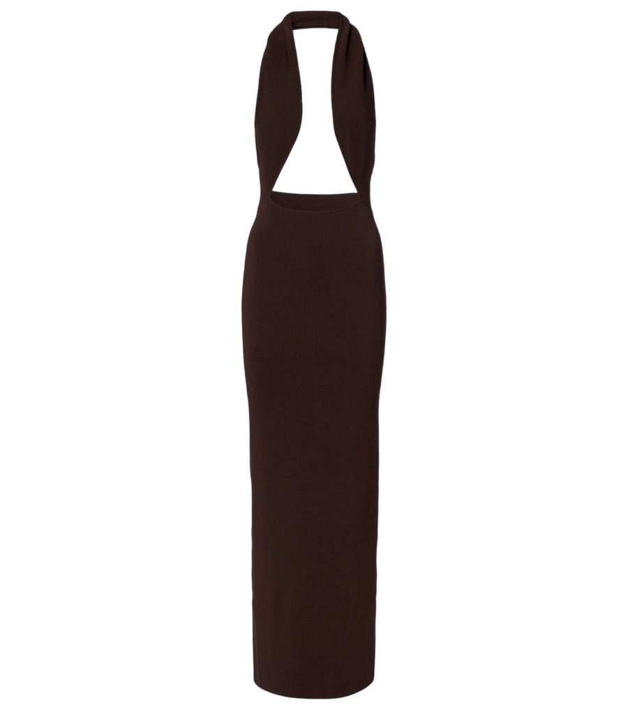 Robe longue en jersey Christopher Esber
