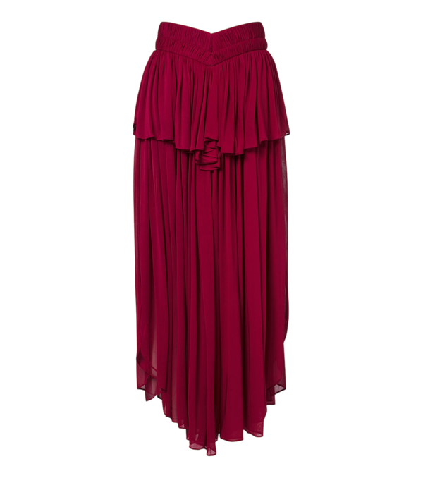 Jupe longue à volants Oniro de Christopher Esber