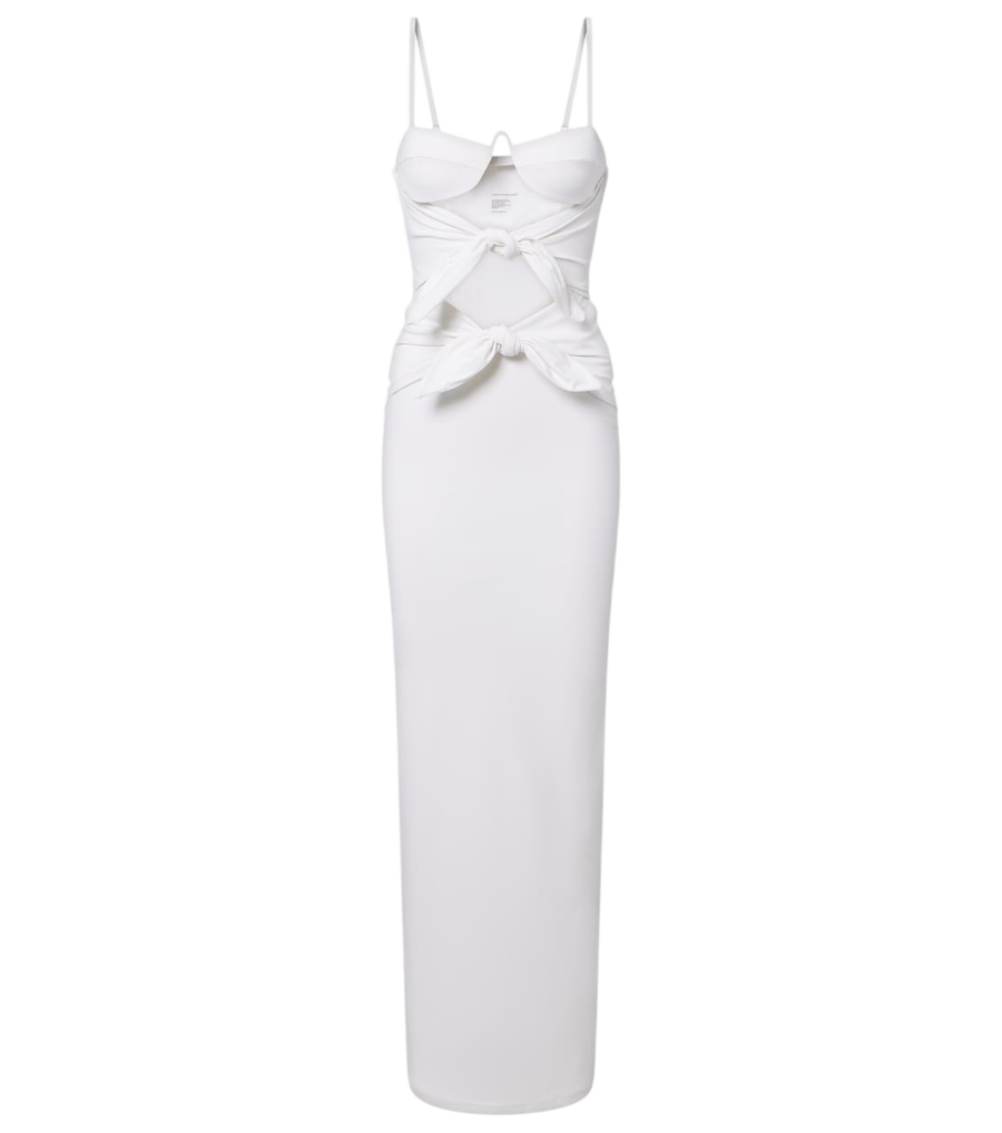 Robe longue à découpes Porto de Christopher Esber