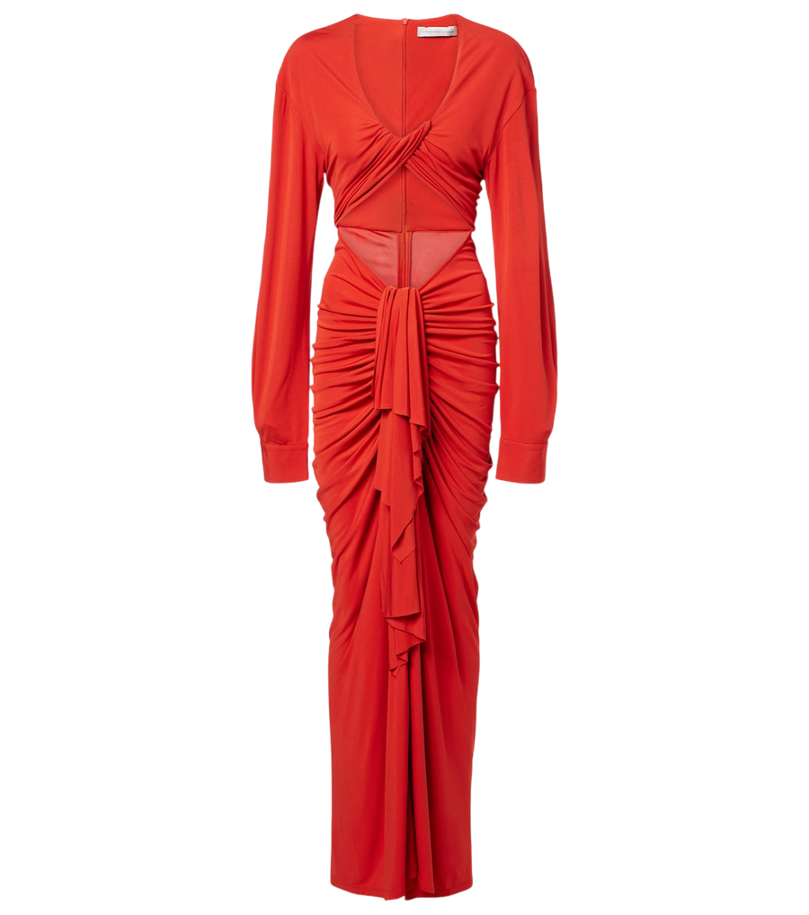 Christopher Esber Vivenda cutout gathered gown