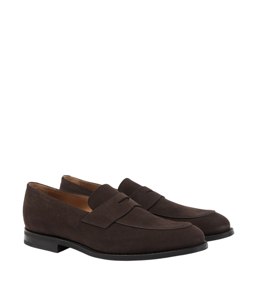 Church's Hertford suede penny loafers