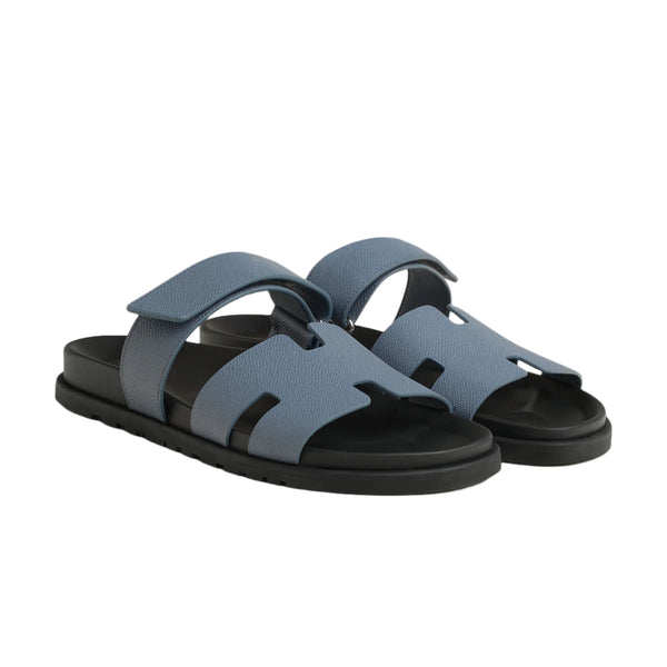 Hermes Men's Bleu Grignon Chypre Sandals
