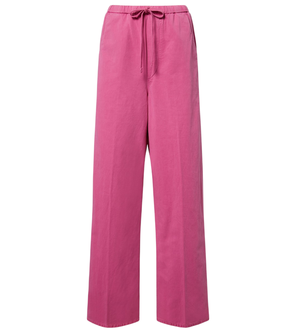 Citizens of Humanity Aurora cotton and linen wide-leg pants