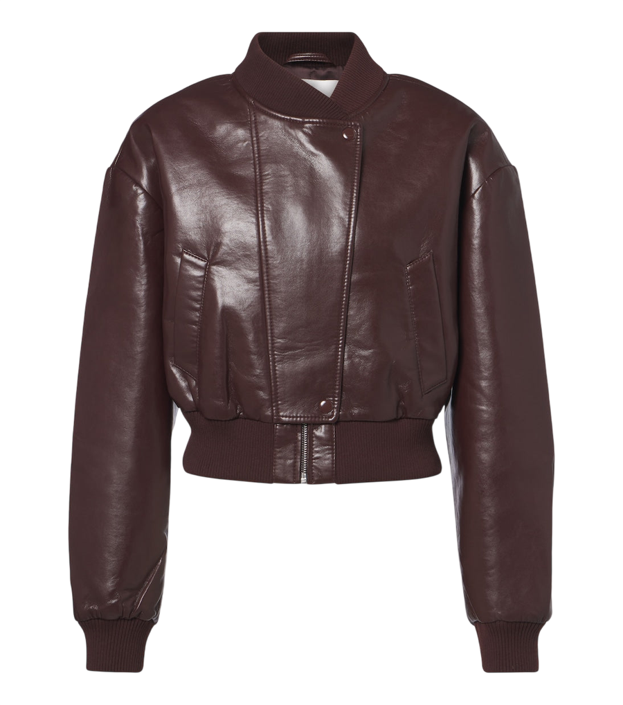 Citizens of Humanity Camille leather-blend jacket