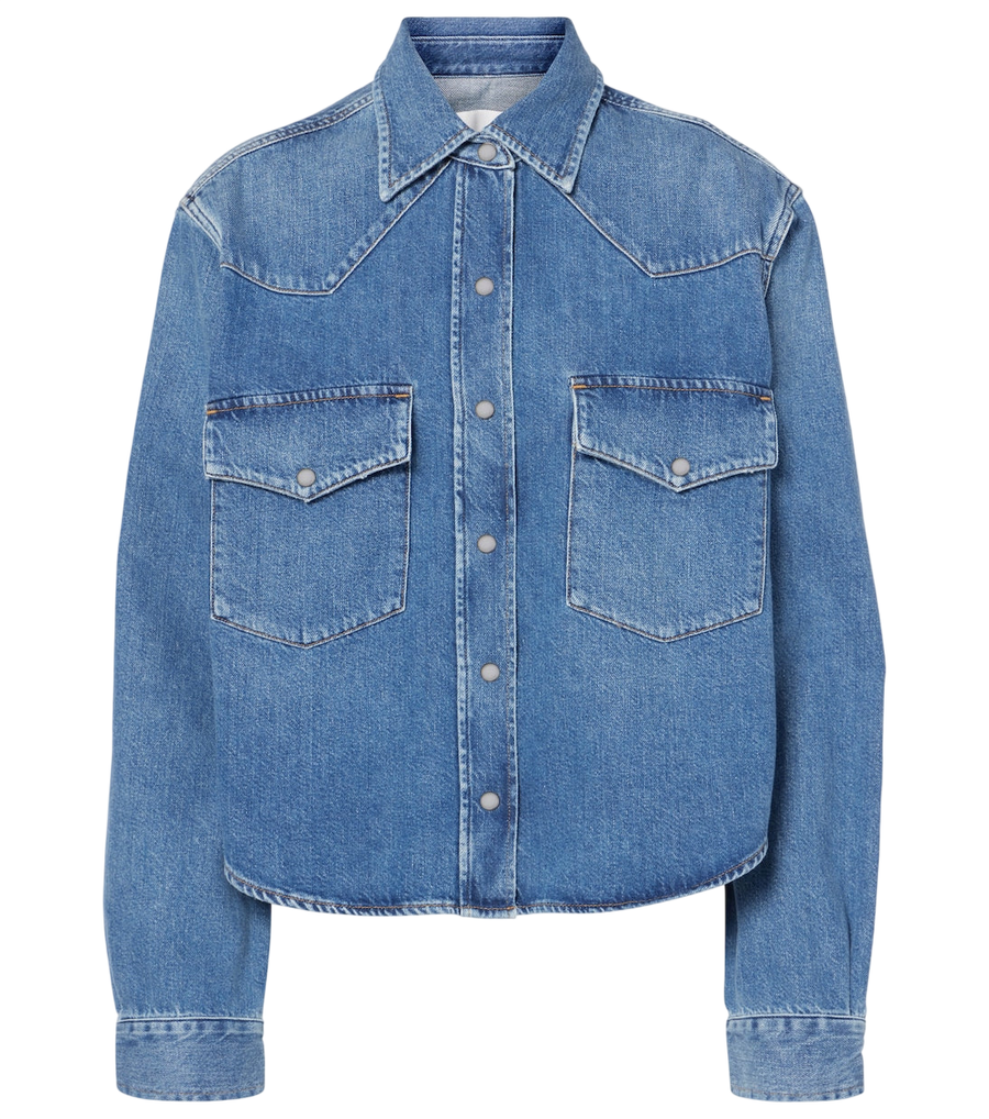 Citizens of Humanity Cropped denim shirt